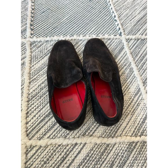Bally Men\'s loafers black suede
